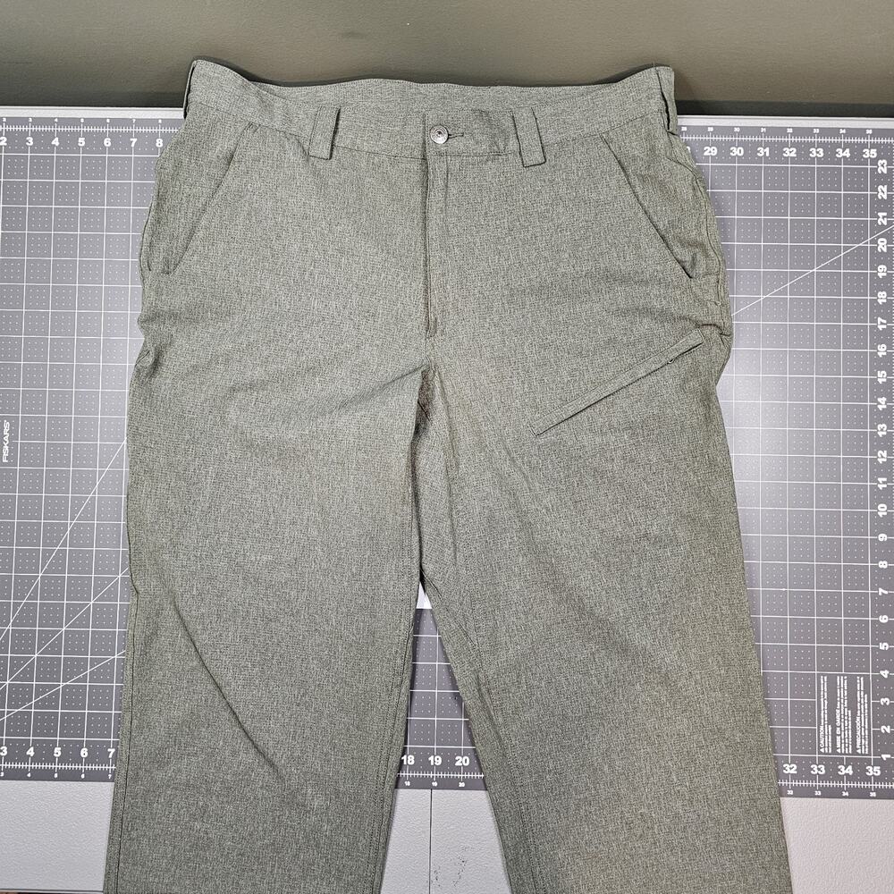 Duluth Trading Breezeshooter Pants Mens 38x30 Green Ventilated Stretch Flex Golf